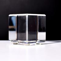 Jon Kuhn Glass 2X2X2 ALL CORE Paperweight , Sculpture - Sold for $1,024 on 05-20-2023 (Lot 559).jpg